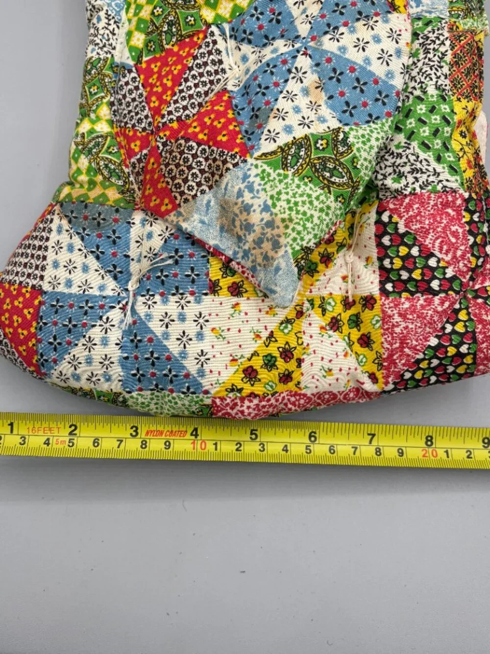 Vintage Overly-Raker Quilted Chicken Tea Cozy Patchwork Hen Teapot Cover Country